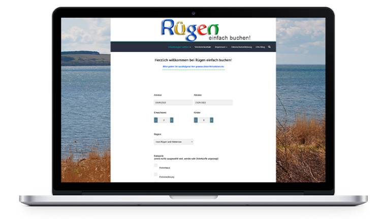 Rügen einfach buchen (Altes Buchungssystem)