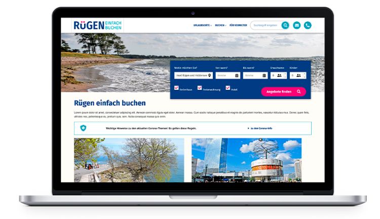 Rügen einfach buchen (Neues Buchungssystem)